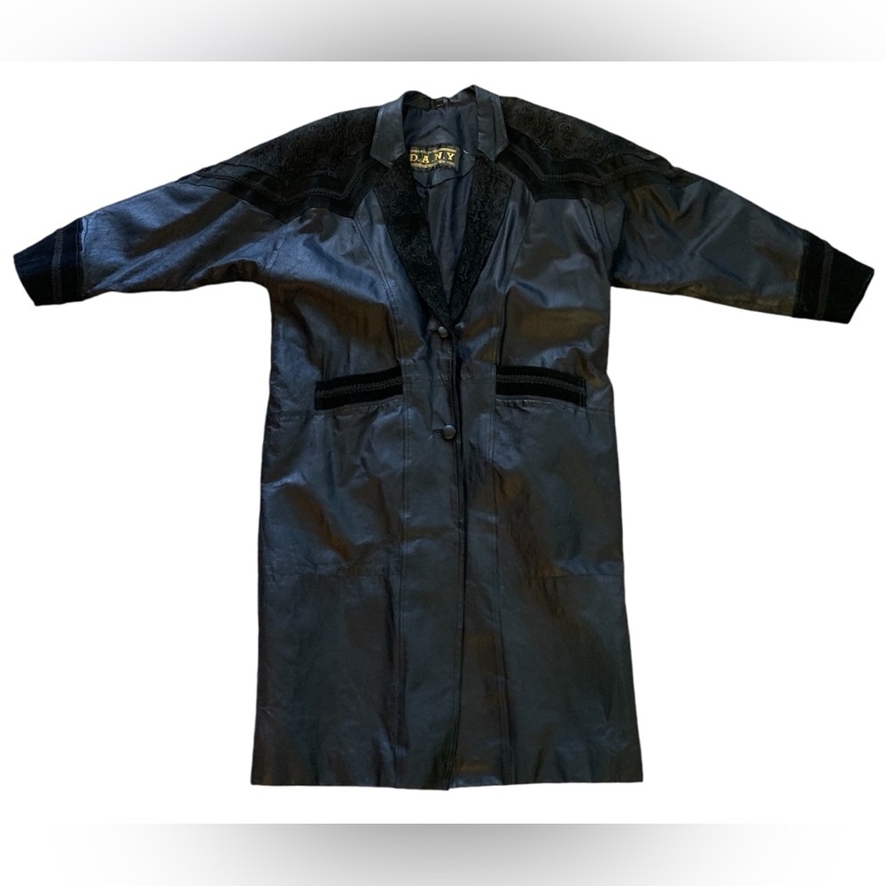 Vintage D.A.N.Y. New York Leather Coat         1110
